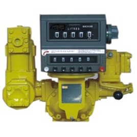 M-50-KX-1 preset pd flow meter with preset mechanical register, preset valve, air  eliminator and strainer